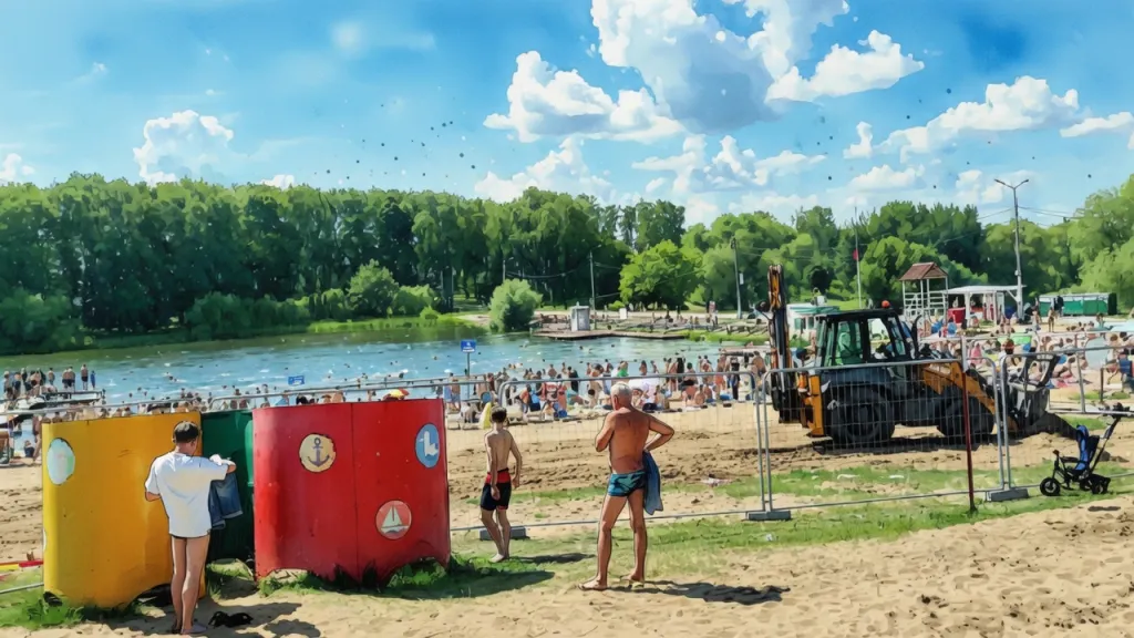 Белоусовский парк берёт старт. Пляж вырастет в 2,5 раза!
