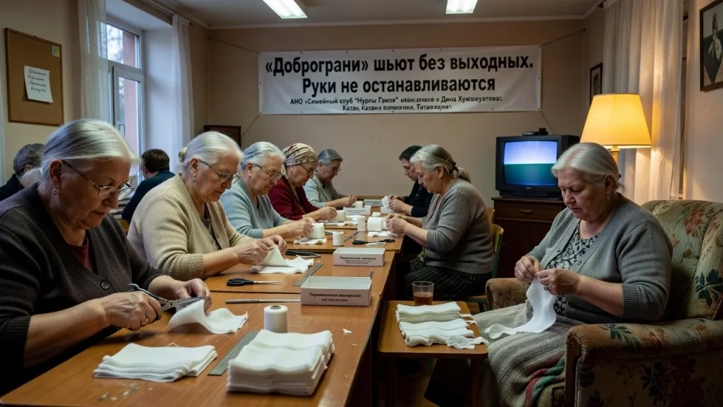 «Доброграни» шьют без выходных. Руки не останавливаются