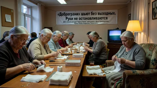 «Доброграни» шьют без выходных. Руки не останавливаются